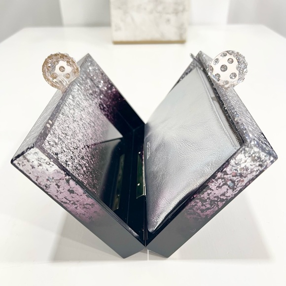 AQUAZZURA Tequila Crystal-Embellished Clutch Bag - Picture 9 of 16